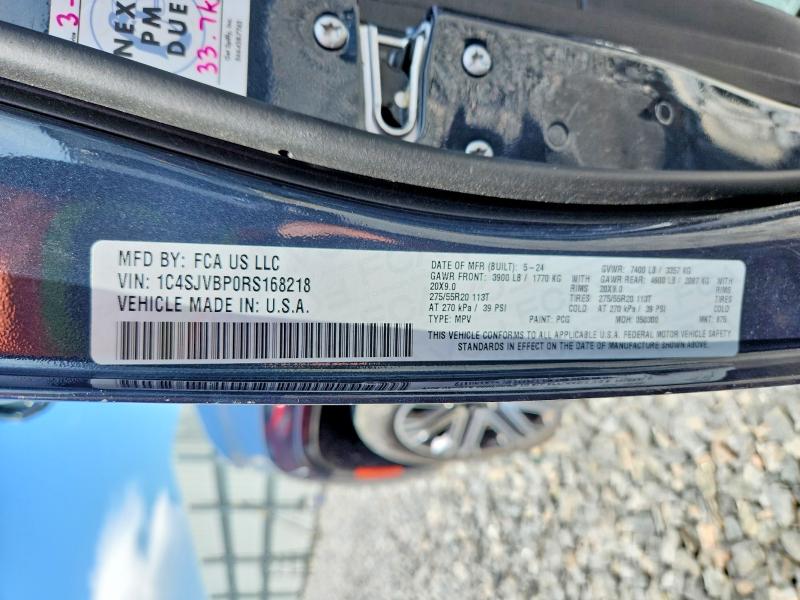 Продаж на аукціоні авто 2024 Jeep Wagoneer, vin: 1C4SJVBP0RS168218, номер лоту: 60312846
