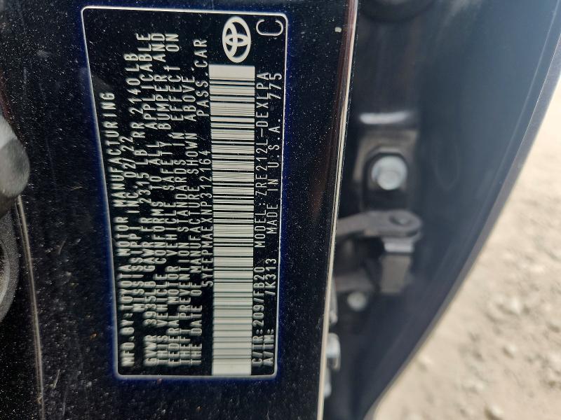 Продажа на аукционе авто 2022 Toyota Corolla, vin: 5YFEPMAEXNP312164, номер лота: 61440096