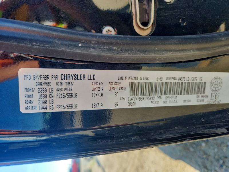 Продажа на аукционе авто 2009 Jeep Compass, vin: 1J4FF47B59D105849, номер лота: 58459056