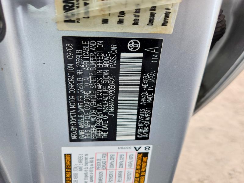 Продажа на аукционе авто 2009 Toyota Camry, vin: JTNBB46K093050925, номер лота: 62332416