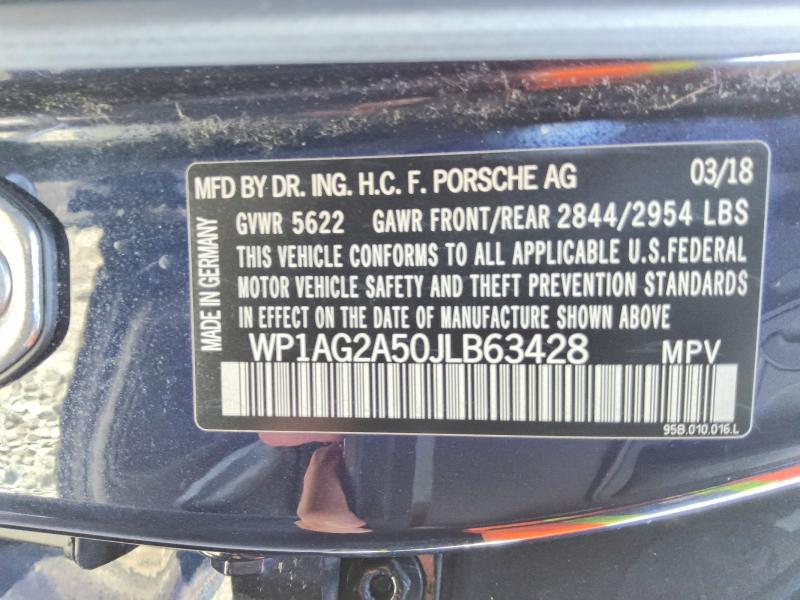 Продажа на аукционе авто 2018 Porsche Macan, vin: WP1AG2A50JLB63428, номер лота: 60062146