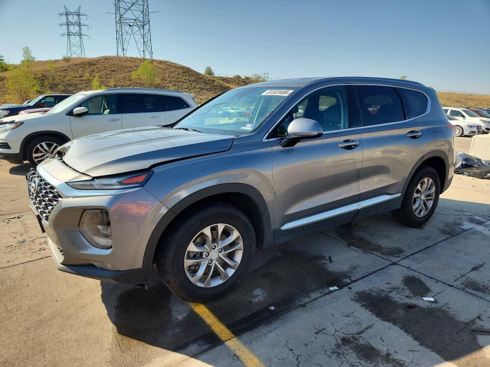 61323486 :رقم المزاد ، 5NMS3CAD0KH057451 vin ، 2019 Hyundai Santa Fe مزاد بيع