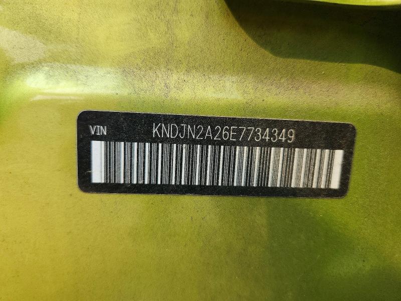 61397586 :رقم المزاد ، KNDJN2A26E7734349 vin ، 2014 Kia Soul مزاد بيع
