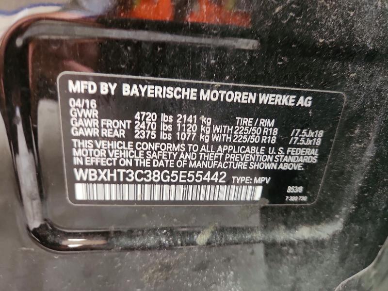 Продажа на аукционе авто 2016 Bmw X1, vin: WBXHT3C38G5E55442, номер лота: 61732426