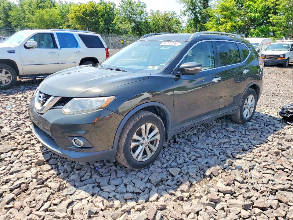 60765246 :رقم المزاد ، 5N1AT2MV5EC858708 vin ، 2014 Nissan Rogue مزاد بيع