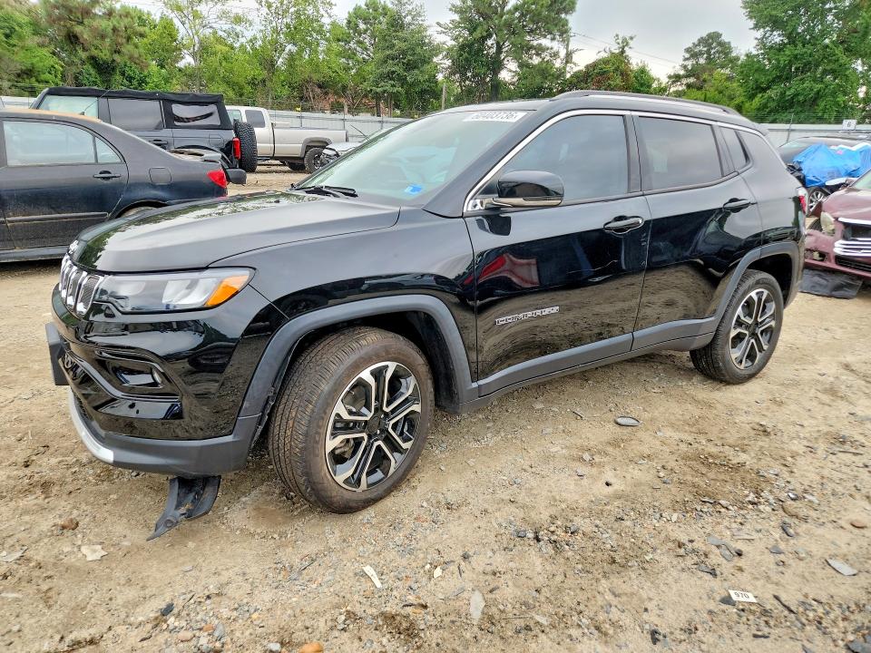 2022 Jeep Compass მანქანა იყიდება აუქციონზე, vin: 3C4NJDCB9NT173341, აუქციონის ნომერი: 60403736