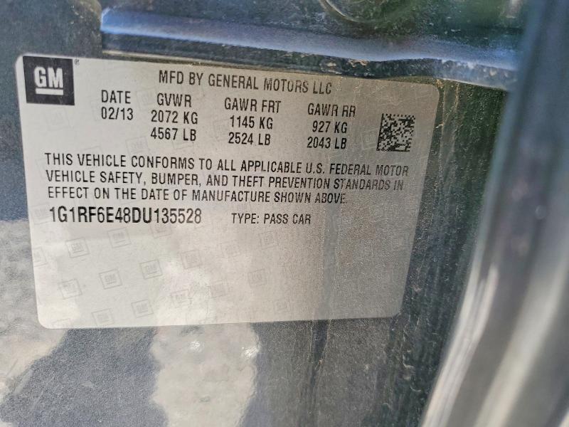 Продаж на аукціоні авто 2013 Chevrolet Volt, vin: 1G1RF6E48DU135528, номер лоту: 63065106