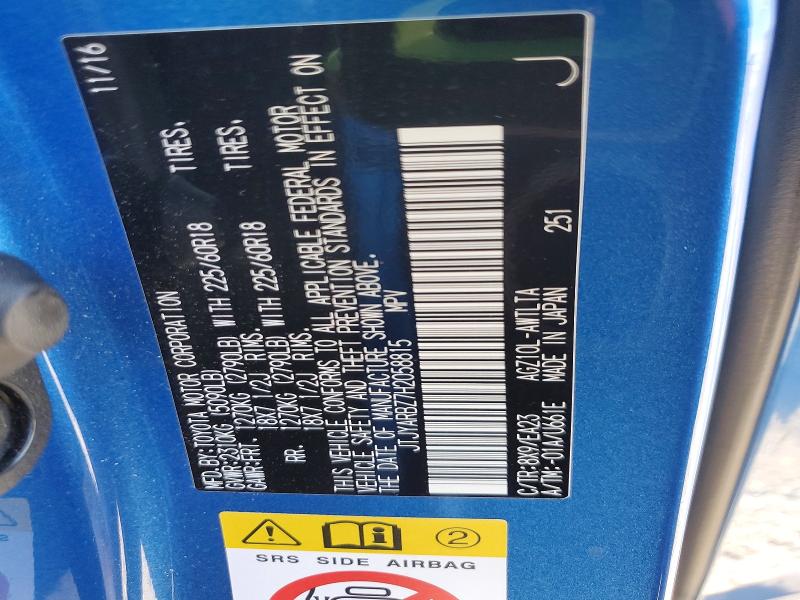 61752536 :رقم المزاد ، JTJYARBZ7H2058815 vin ، 2017 Lexus Nx 200t مزاد بيع