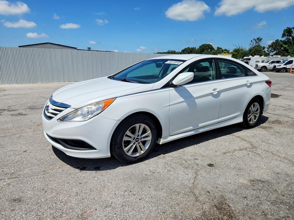 58618046 :رقم المزاد ، 5NPEB4AC8EH834205 vin ، 2014 Hyundai Sonata مزاد بيع