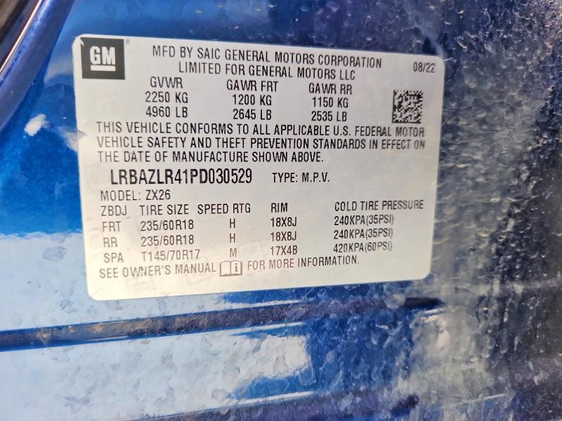 Aukcja sprzedaży 2023 Buick Envision, vin: LRBAZLR41PD030529, numer aukcji: 63036346