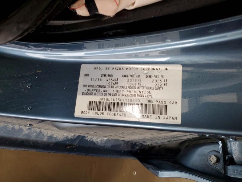 Aukcja sprzedaży 2017 Mazda 6, vin: JM1GL1U55H1118410, numer aukcji: 60491976