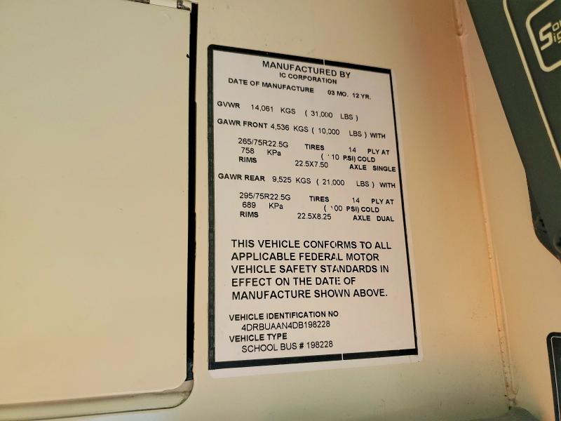 Продаж на аукціоні авто 2013 Ic Corporation 3000, vin: 4DRBUAAN4DB198228, номер лоту: 57916226