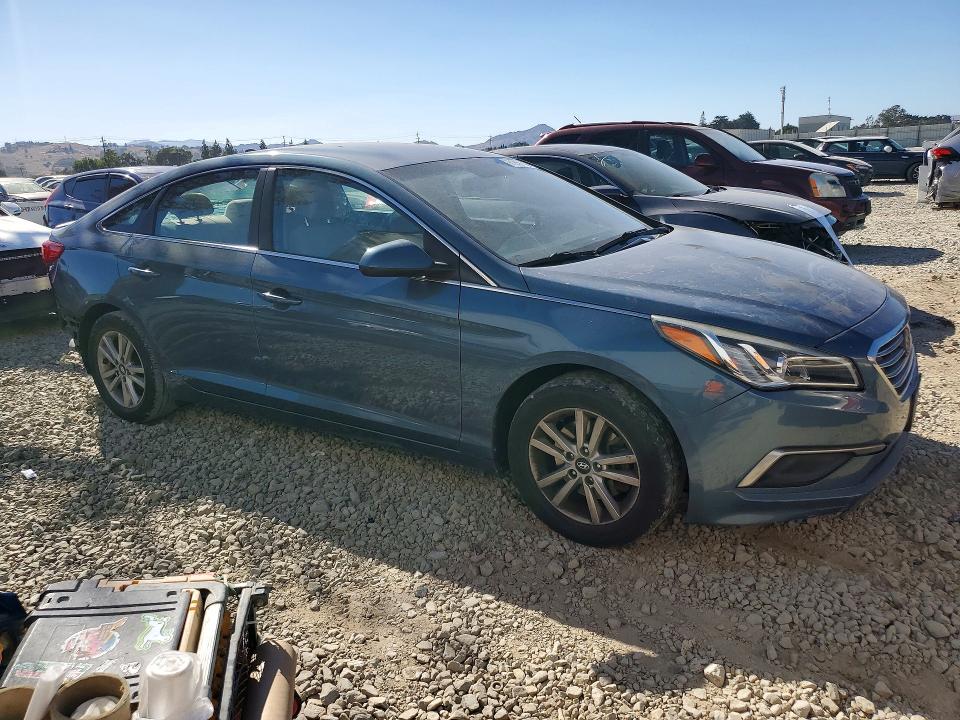 2017 Hyundai Sonata მანქანა იყიდება აუქციონზე, vin: 5NPE24AF4HH455412, აუქციონის ნომერი: 61059196
