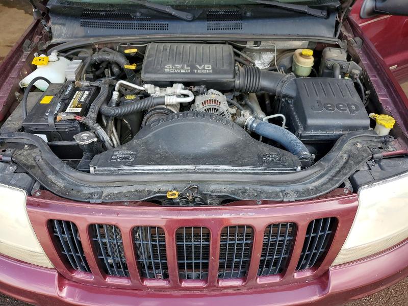 60257356 :رقم المزاد ، 1J4GW68N0XC597654 vin ، 1999 Jeep Grand Cherokee مزاد بيع