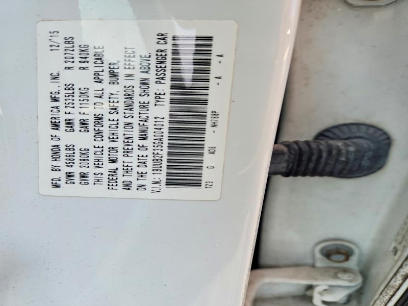 63165016 :رقم المزاد ، 19UUB2F35GA004012 vin ، 2016 Acura Tlx مزاد بيع