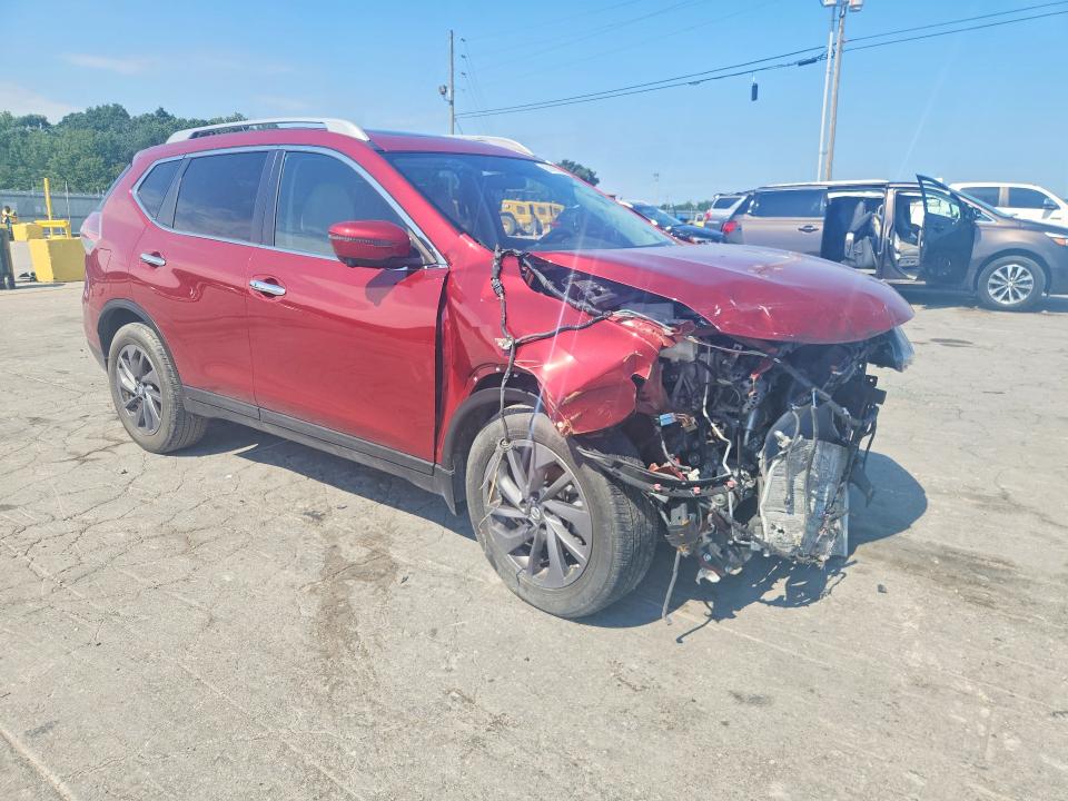 62186576 :رقم المزاد ، 5N1AT2MT2GC776114 vin ، 2016 Nissan Rogue مزاد بيع