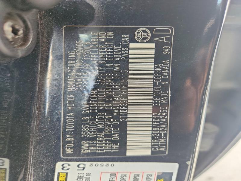 Aukcja sprzedaży 2006 Toyota Corolla, vin: 2T1BR32E16C615115, numer aukcji: 60720486