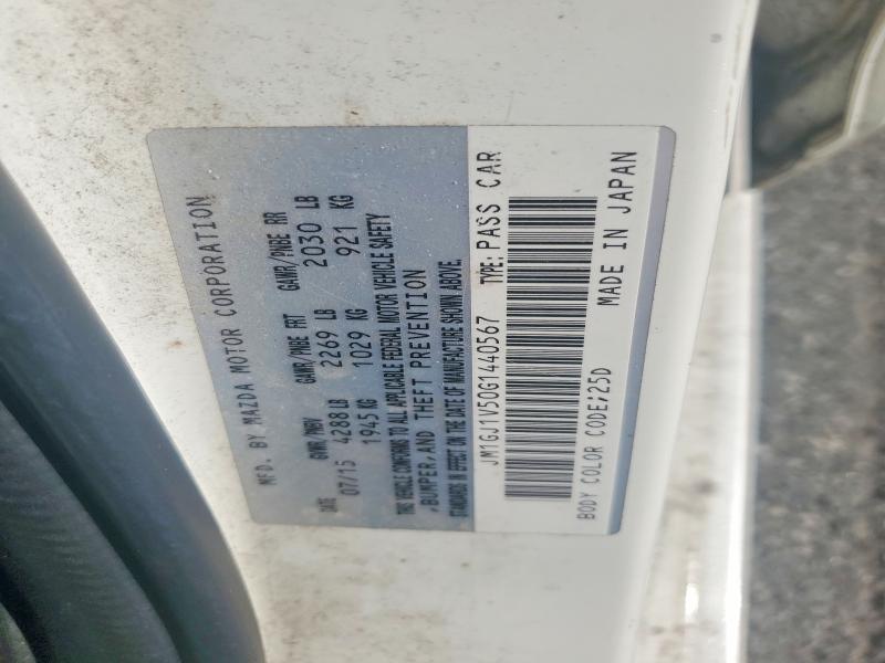 2016 Mazda 6 მანქანა იყიდება აუქციონზე, vin: JM1GJ1V50G1440567, აუქციონის ნომერი: 62852086