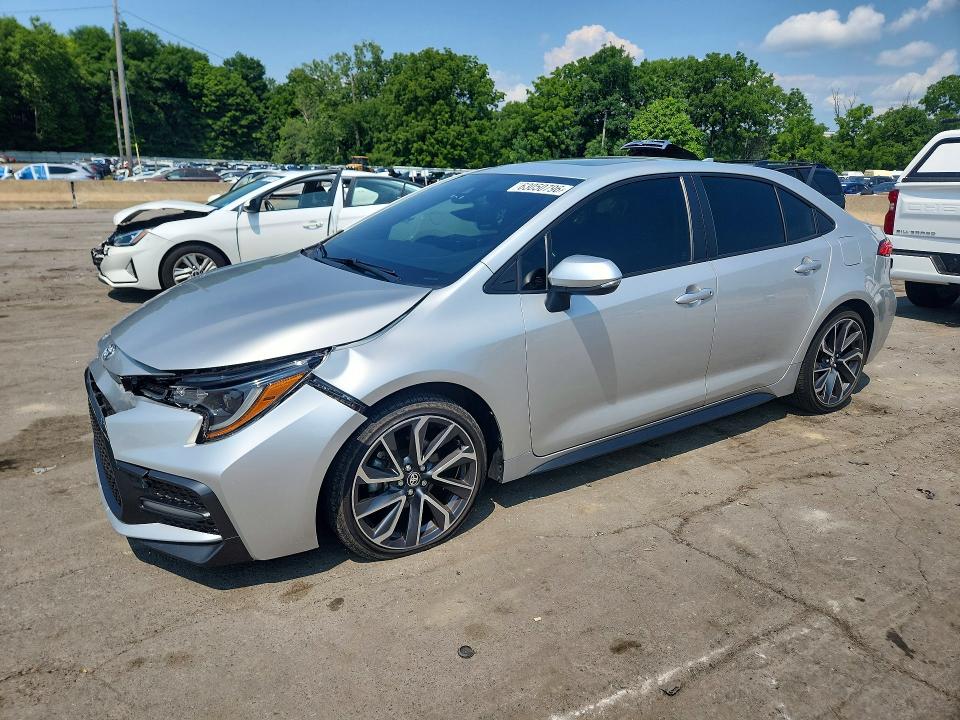 63050796 :رقم المزاد ، JTDM4MCE4NJ093093 vin ، 2022 Toyota Corolla مزاد بيع