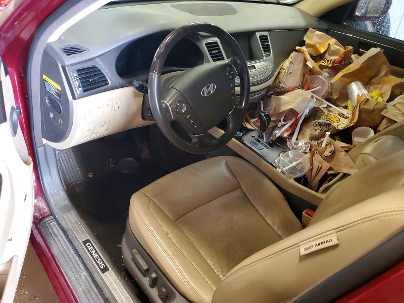 2011 Hyundai Genesis მანქანა იყიდება აუქციონზე, vin: KMHGC4DF7BU139786, აუქციონის ნომერი: 62038396