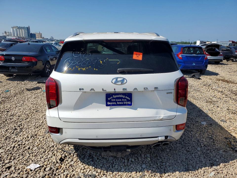 59601086 :رقم المزاد ، KM8R5DHE4NU339355 vin ، 2022 Hyundai Palisade مزاد بيع