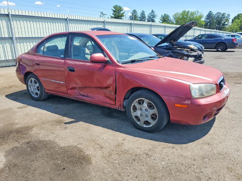 2002 Hyundai Elantra მანქანა იყიდება აუქციონზე, vin: KMHDN45D92U399911, აუქციონის ნომერი: 62215236