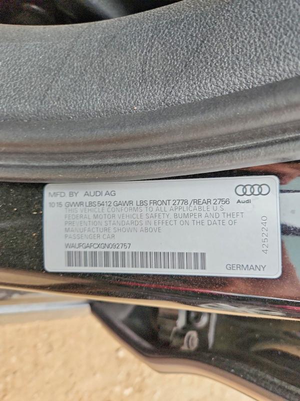 Продажа на аукционе авто 2016 Audi A6, vin: WAUFGAFCXGN092757, номер лота: 60712096