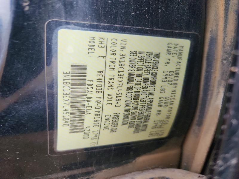Aukcja sprzedaży 2007 Nissan Versa, vin: 3N1BC13EX7L451840, numer aukcji: 60158236