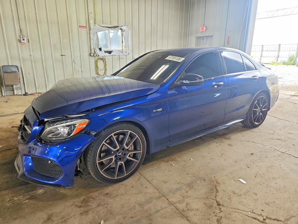 60385106 :رقم المزاد ، 55SWF6EB9HU220075 vin ، 2017 Mercedes Benz C43 Amg مزاد بيع