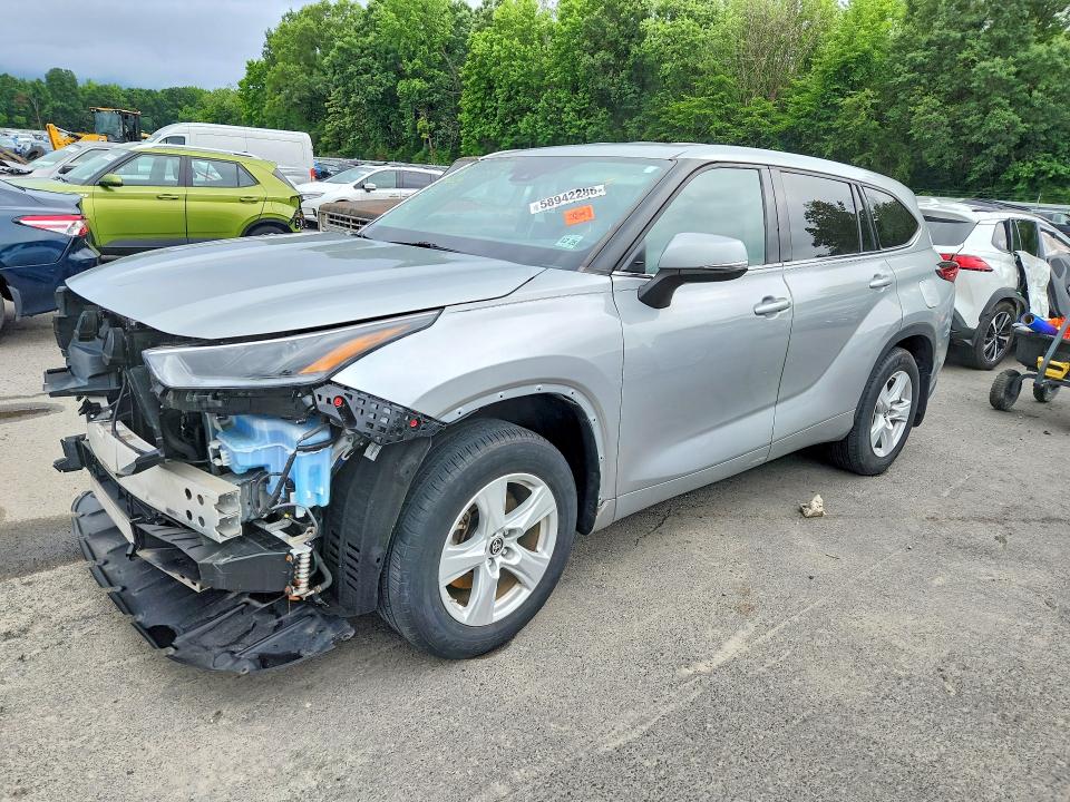 Продаж на аукціоні авто 2021 Toyota Highlander, vin: 5TDBBRCH6MS521249, номер лоту: 58942286
