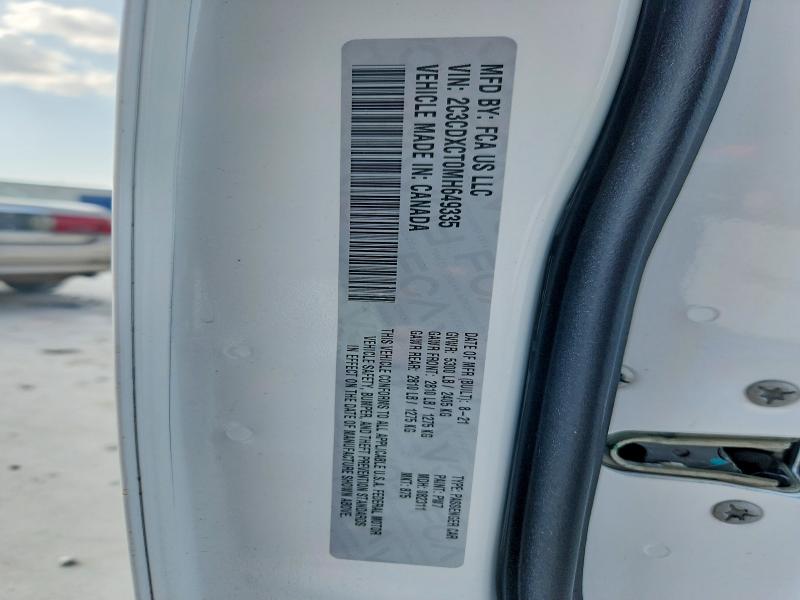 61901486 :رقم المزاد ، 2C3CDXCT0MH649335 vin ، 2021 Dodge Charger مزاد بيع