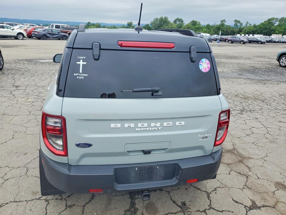 Продажа на аукционе авто 2021 Ford Bronco Sport, vin: 3FMCR9C60MRA36487, номер лота: 60058106