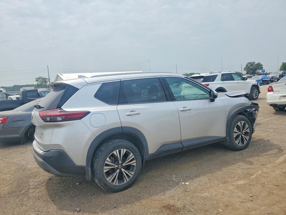 62702806 :رقم المزاد ، 5N1AT3BB1MC708124 vin ، 2021 Nissan Rogue مزاد بيع