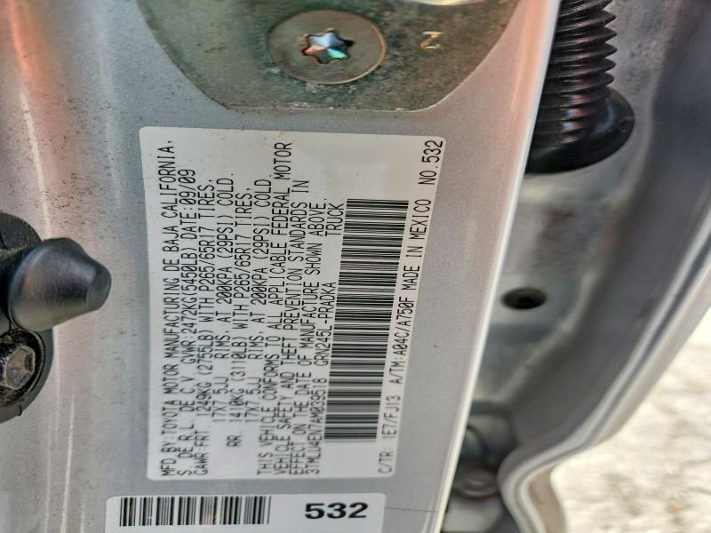 63470796 :رقم المزاد ، 3TMLU4EN7AM039518 vin ، 2010 Toyota Tacoma مزاد بيع