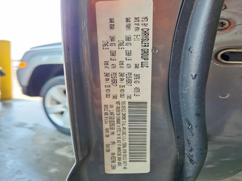 2011 Jeep Patriot მანქანა იყიდება აუქციონზე, vin: 1J4NF1GB1BD256168, აუქციონის ნომერი: 61963076