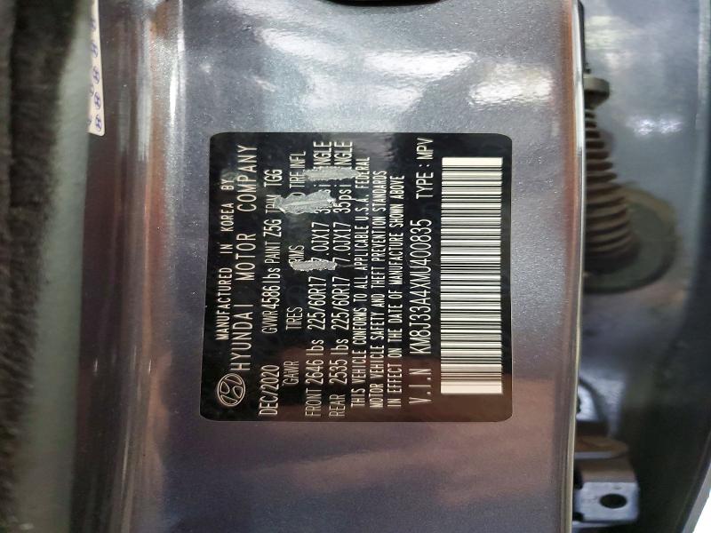 Aukcja sprzedaży 2021 Hyundai Tucson, vin: KM8J33A4XMU400835, numer aukcji: 61897526