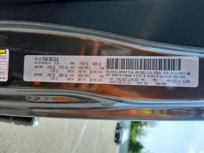 Aukcja sprzedaży 2018 Jeep Wrangler Unlimited, vin: 1C4BJWDG7JL901253, numer aukcji: 60666726