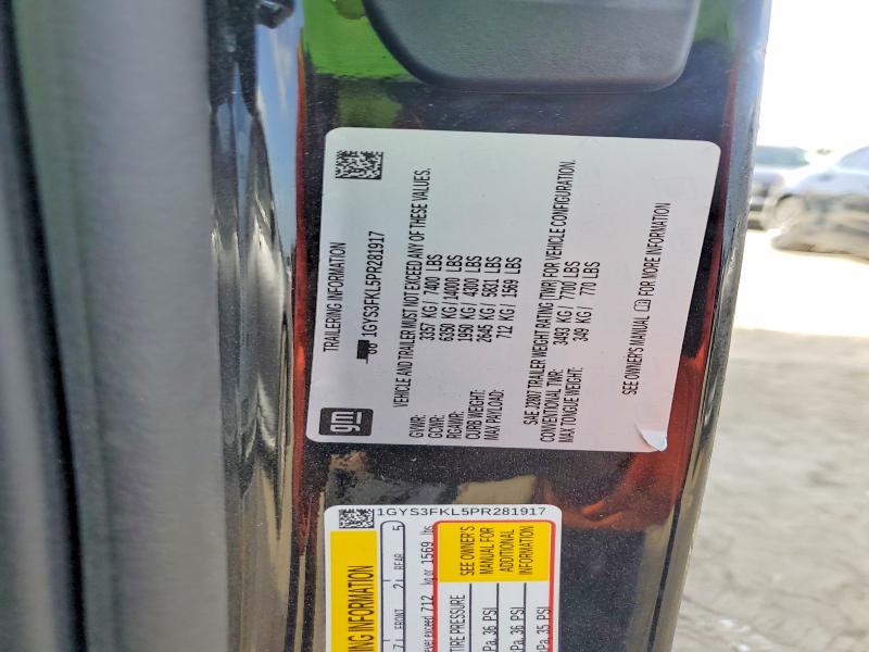 Aukcja sprzedaży 2023 Cadillac Escalade, vin: 1GYS3FKL5PR281917, numer aukcji: 60589696