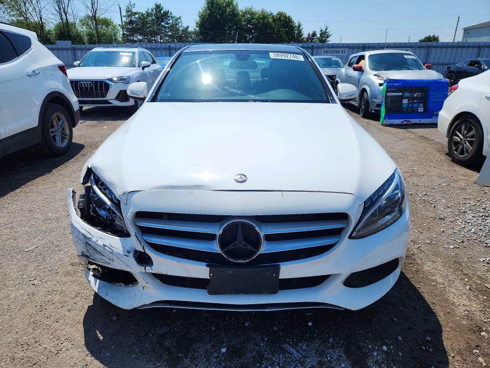 58992746 :رقم المزاد ، 55SWF4KB5FU001345 vin ، 2015 Mercedes-benz C مزاد بيع