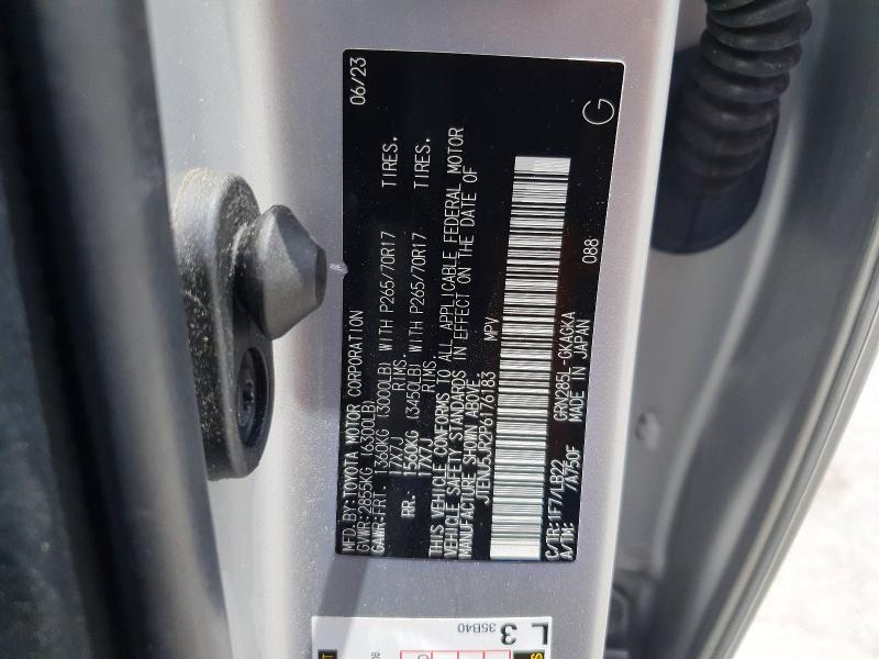 Продаж на аукціоні авто 2023 Toyota 4runner, vin: JTENU5JR2P6176183, номер лоту: 60310296