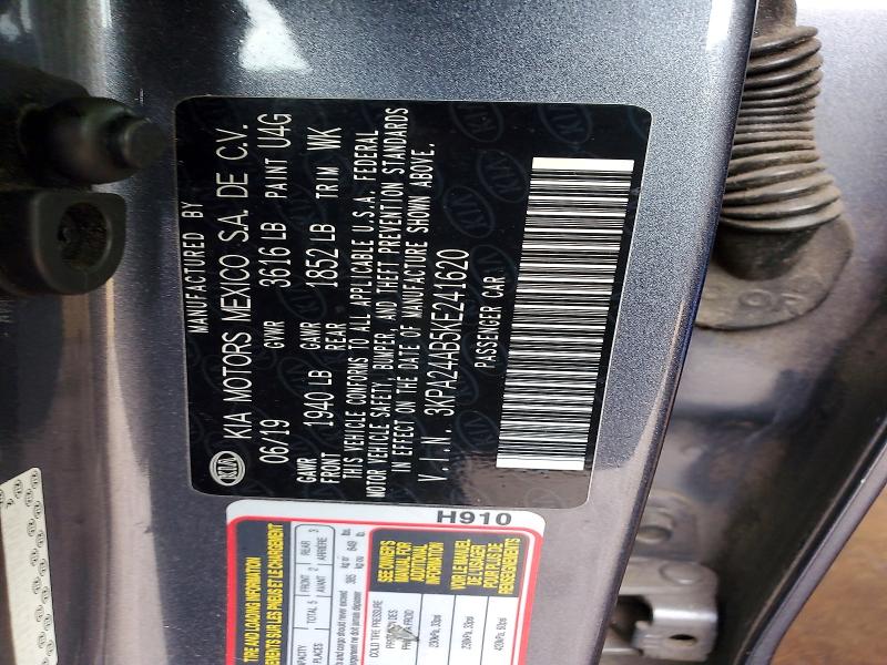 Aukcja sprzedaży 2019 Kia Rio, vin: 3KPA24AB5KE241620, numer aukcji: 59085556
