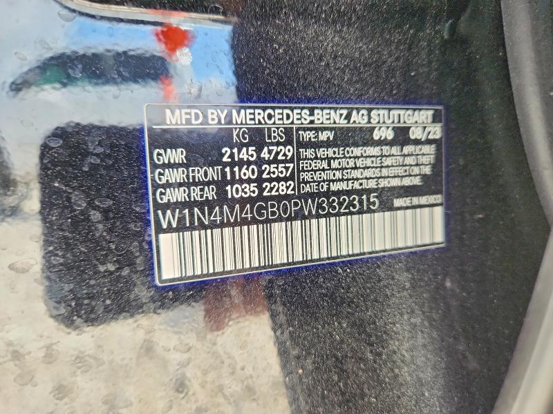 Продажа на аукционе авто 2023 Mercedes-benz Glb, vin: W1N4M4GB0PW332315, номер лота: 62609286