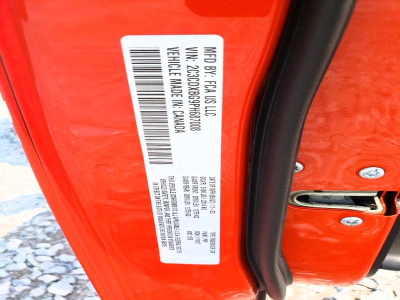 Продаж на аукціоні авто 2023 Dodge Charger, vin: 2C3CDXBG9PH687008, номер лоту: 62939846