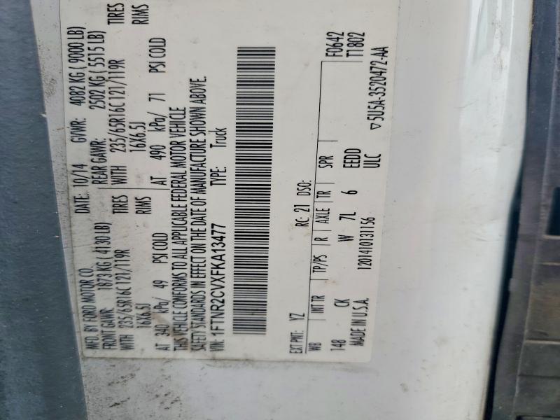 Aukcja sprzedaży 2015 Ford Transit, vin: 1FTNR2CVXFKA13477, numer aukcji: 60842176