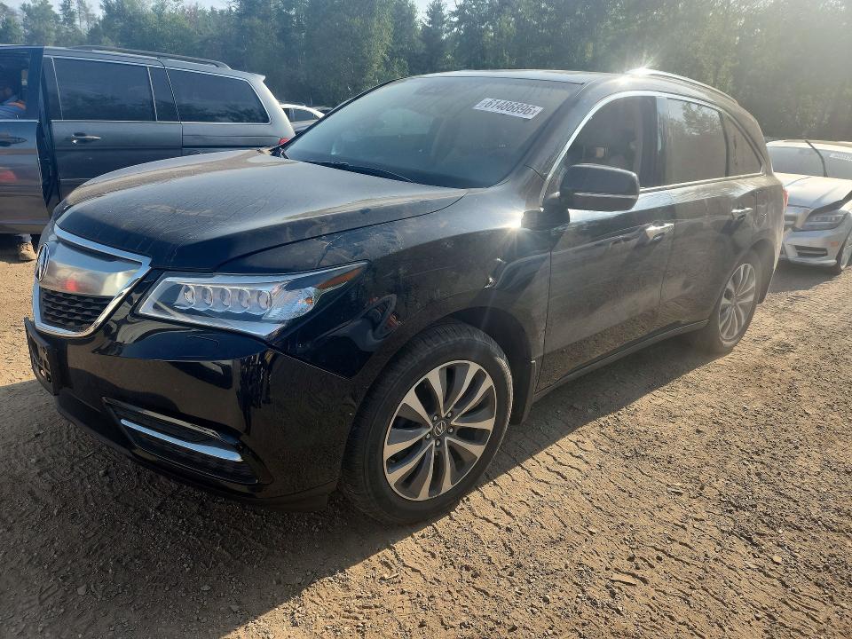 Продаж на аукціоні авто 2016 Acura Mdx, vin: 5FRYD4H44GB504177, номер лоту: 61486896