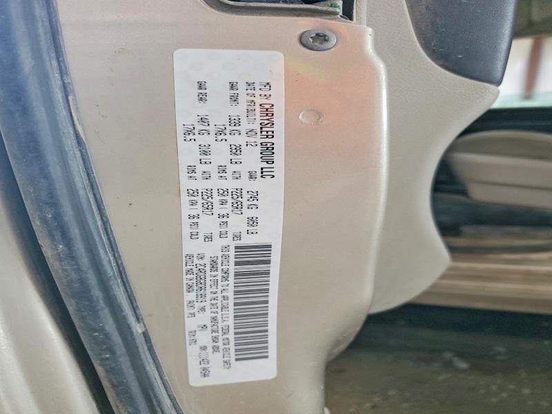 59601426 :رقم المزاد ، 2C4RDGBG8DR618919 vin ، 2013 Dodge Grand Caravan مزاد بيع