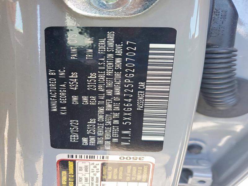 Продажа на аукционе авто 2023 Kia K5, vin: 5XXG64J25PG207027, номер лота: 61226286