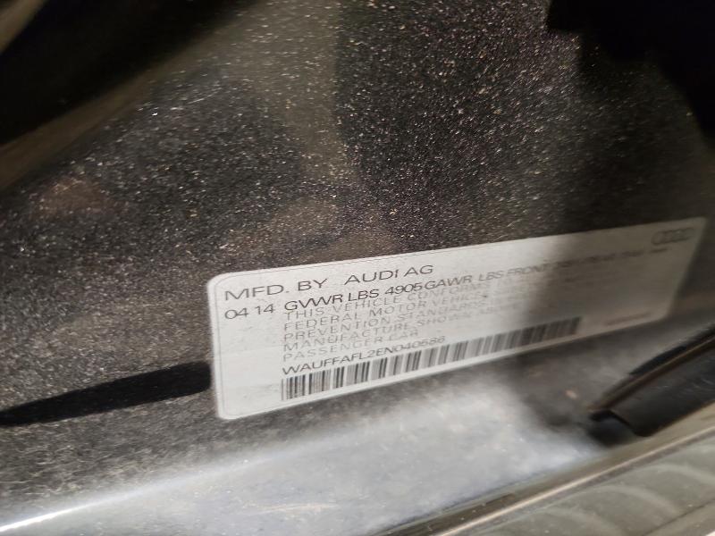 Продаж на аукціоні авто 2014 Audi A4, vin: WAUFFAFL2EN040586, номер лоту: 61955376
