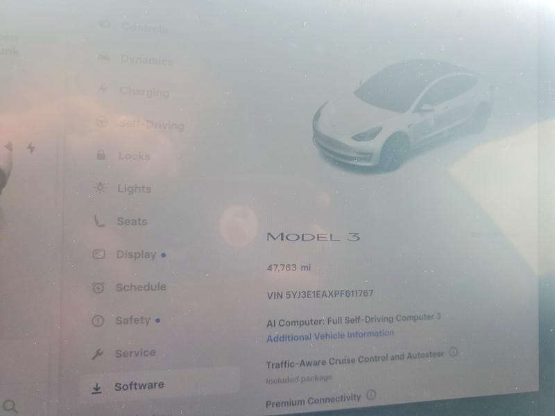 Продажа на аукционе авто 2023 Tesla Model 3, vin: 5YJ3E1EAXPF611767, номер лота: 59912006