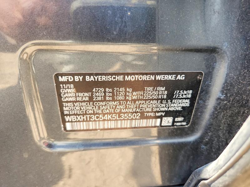 Продажа на аукционе авто 2019 Bmw X1, vin: WBXHT3C54K5L35502, номер лота: 85458635